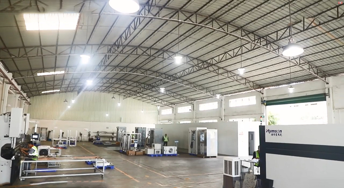 Guangzhou Cleanroom Construction Co., Ltd. linha de produção do fabricante