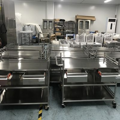 Fabricante Trolley de aço inoxidável para deslizamento fácil