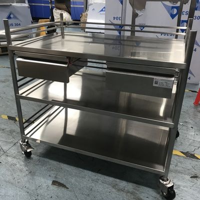Fabricante Trolley de aço inoxidável para deslizamento fácil