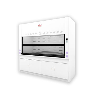 Capuz de fumo de laboratório resistente a ácidos e álcalis Capuz de escape de laboratório personalizado Ventilação de capuz de fumo