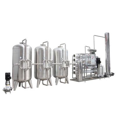 Equipamento puro do tratamento da água da osmose reversa 250LPH para o hotel
