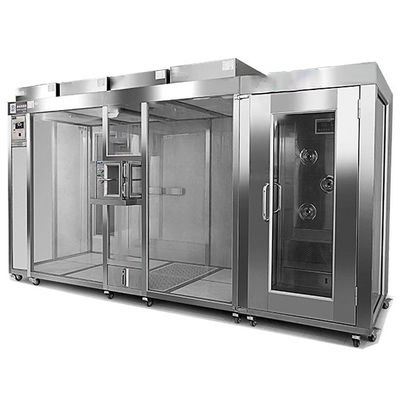 Sistemas modulares simples da sala de limpeza de 220V 50HZ com a anti cortina estática