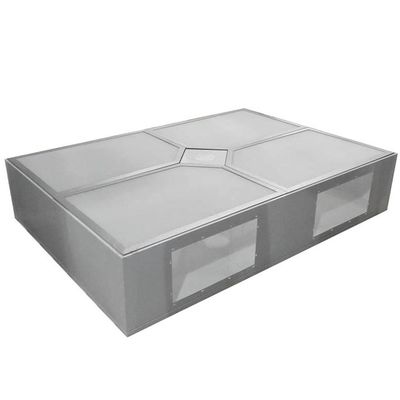 Teto SS Shell do fluxo laminar da operação do hospital   Estrutura eletrolítica da placa