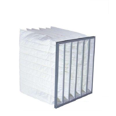 Resistência da alta temperatura do filtro de ar do saco do bolso de F7 F8 1700m3/H multi