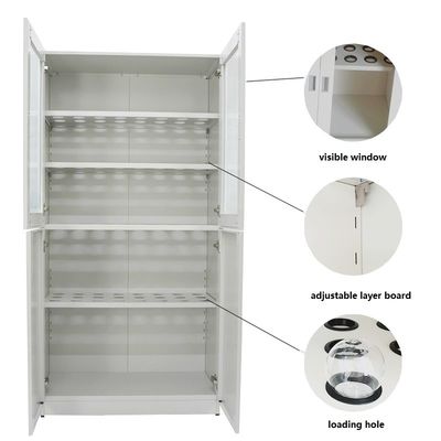 5 mergulha o equipamento de aço da sala do laboratório dos armários do laboratório de 1.0mm