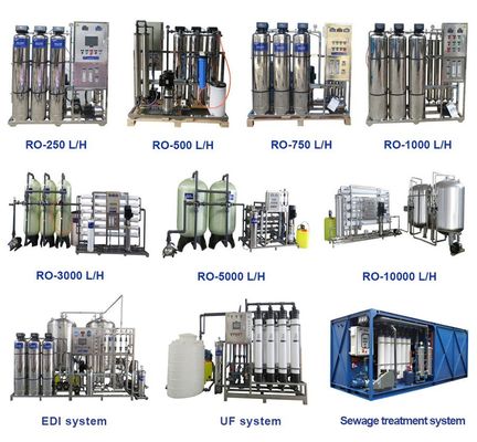 Equipamento do tratamento da água do RO do ISO/sistemas industriais do tratamento da água