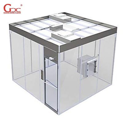 Sala de limpeza de aço da casa pré-fabricada da classe 10 do quadro ISO4 do perfil/quarto desinfetado asséptico