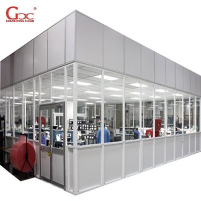 sala de limpeza da casa pré-fabricada de 220V 60HZ/salas de limpeza modulares Softwall da classe 100