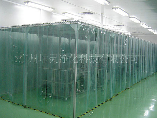 Quarto desinfetado Iso7 modular padrão do ISO 14644-1 para a oficina eletrônica