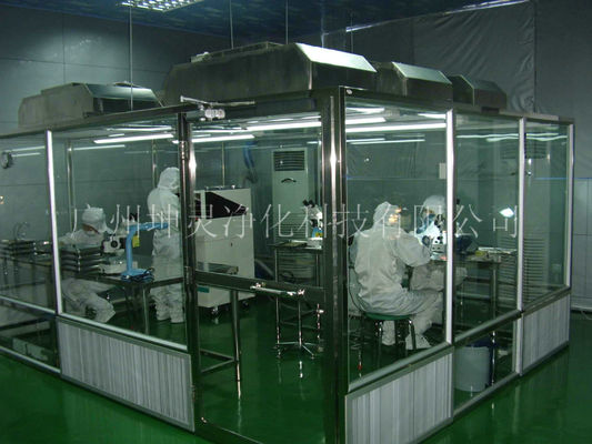 Quarto desinfetado Iso7 modular padrão do ISO 14644-1 para a oficina eletrônica