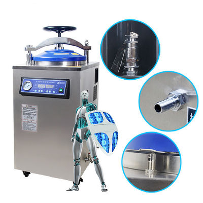 Autoclave de alta pressão vertical portátil 0.22MPa do esterilizador do vapor