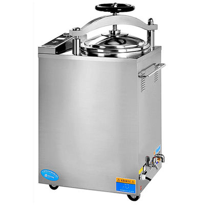 Autoclave vertical do esterilizador do vapor da pressão da indicação digital automática
