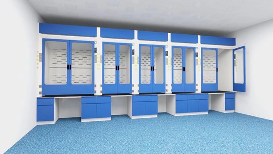 emanações superiores Hood For Cleanroom do banco 1200m3/H de aço químico