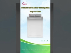 Laveira de mão de aço inoxidável para uma pessoa