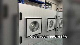 Filtração FFU HEPA da sala limpa energeticamente eficiente